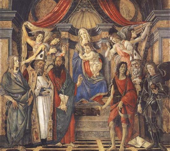Sandro Botticelli St Barnabas Altarpiece Spain oil painting art